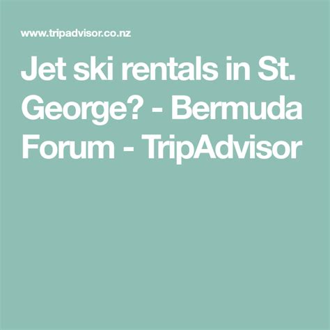 tripadvisor bermuda forum